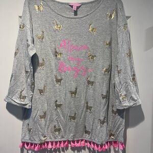 Lilly Pulitzer Alpaca My Bags Top